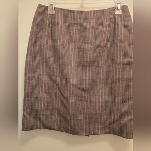 Classic Glen Plaid Women's Skirt Size 8